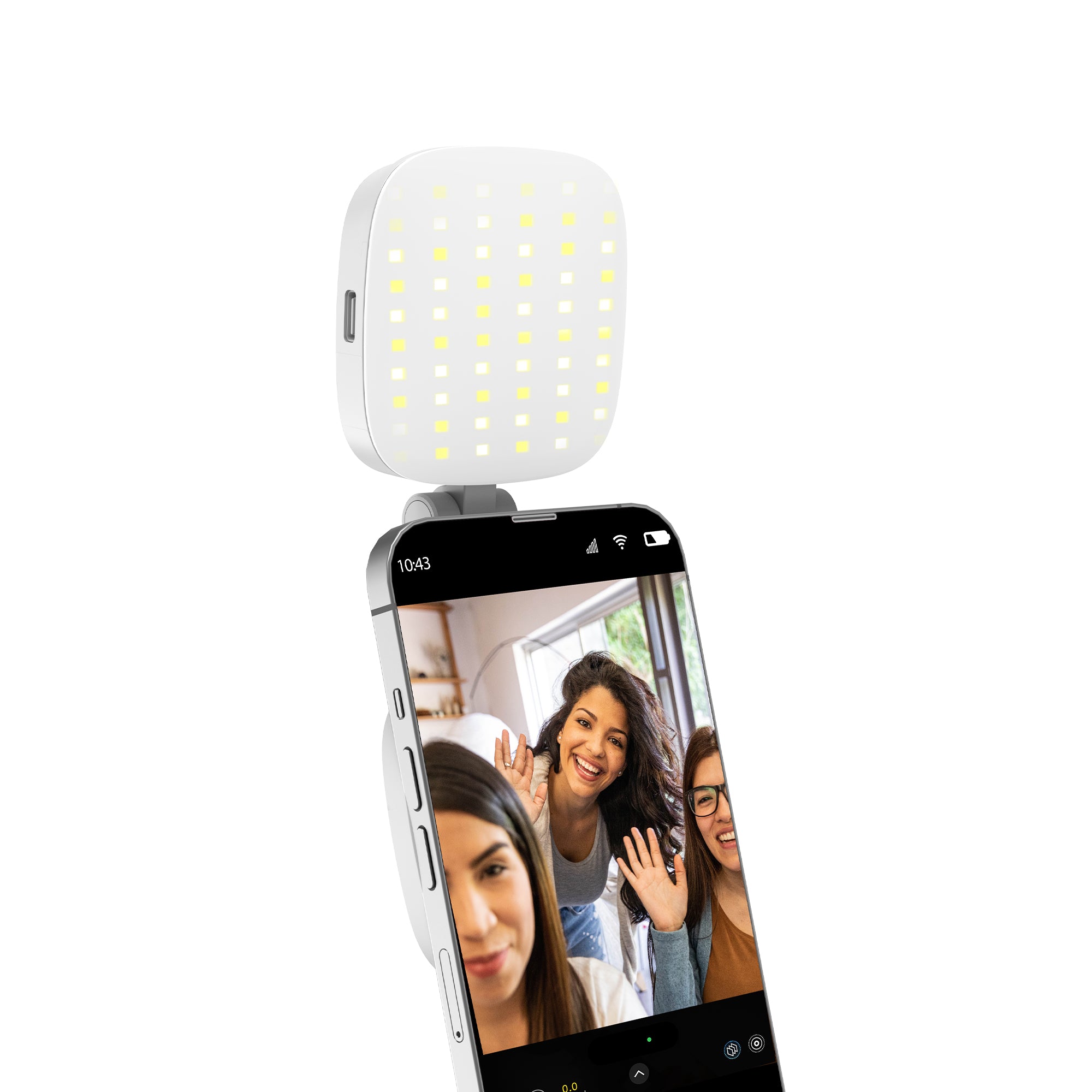 Rixus RXLG92 Magnet Selfie Light With Mirror