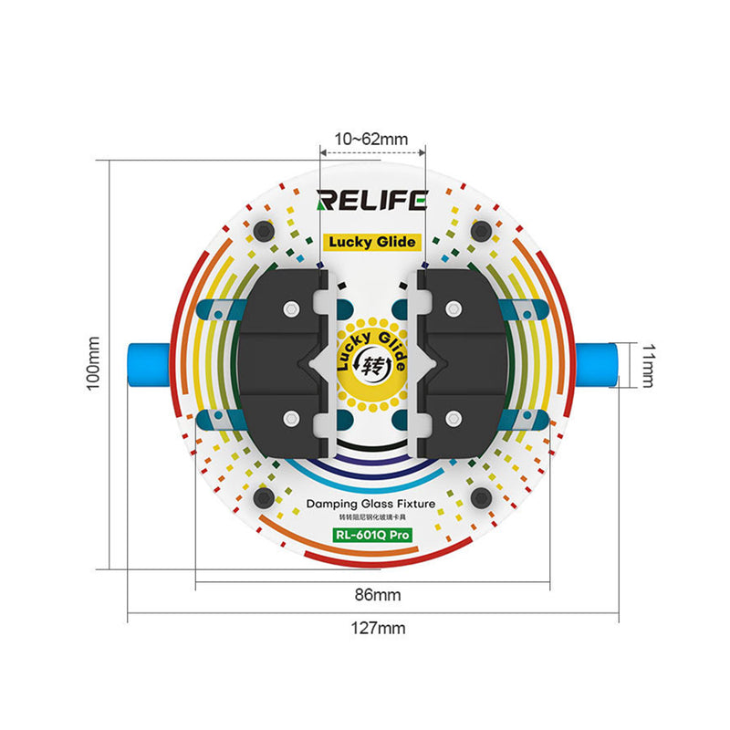 RELIFE RL-601Q Pro Rotating Damping Tempered Glass Fixture