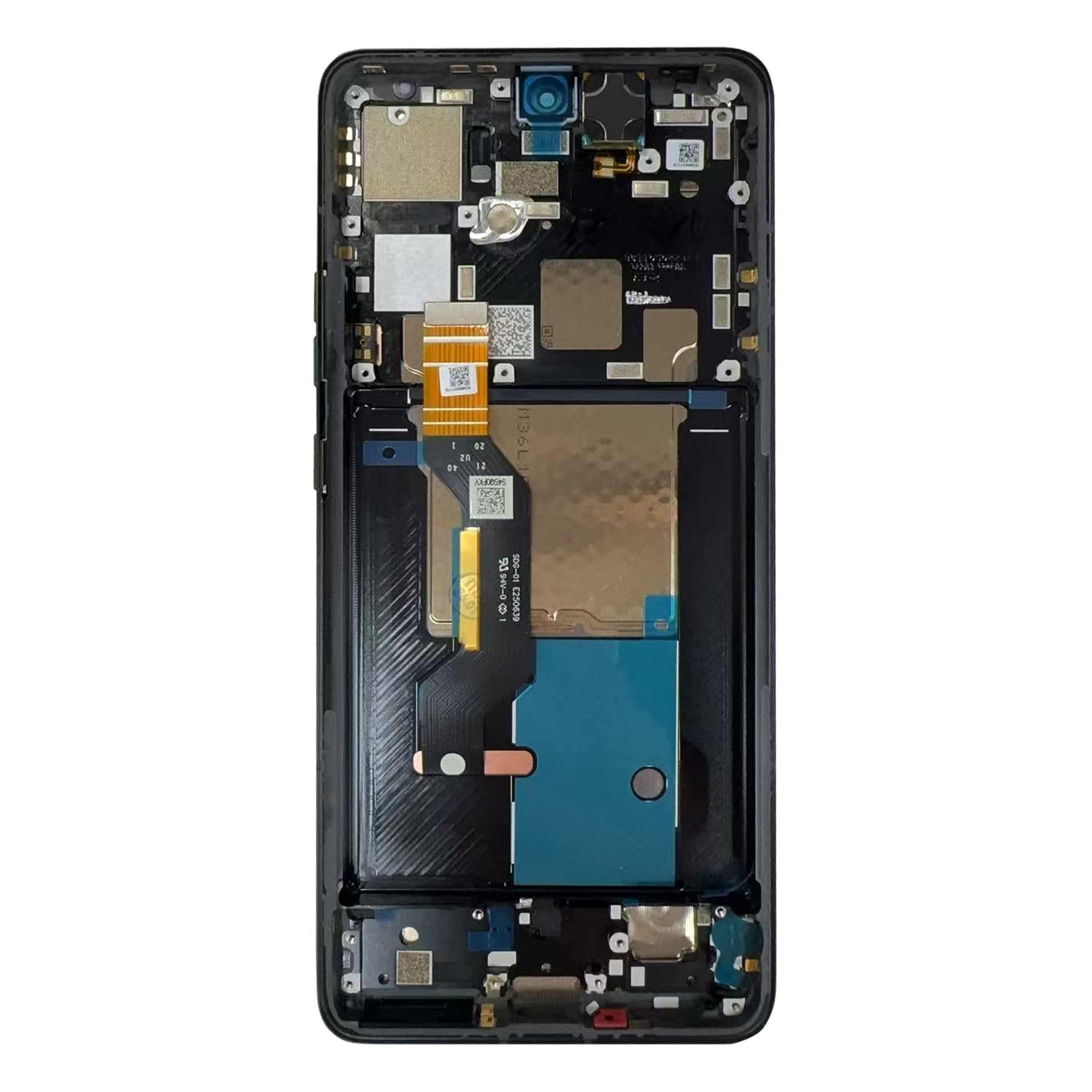 Motorola Edge 50 Pro Display And Digitizer With Frame Black Beauty OEM