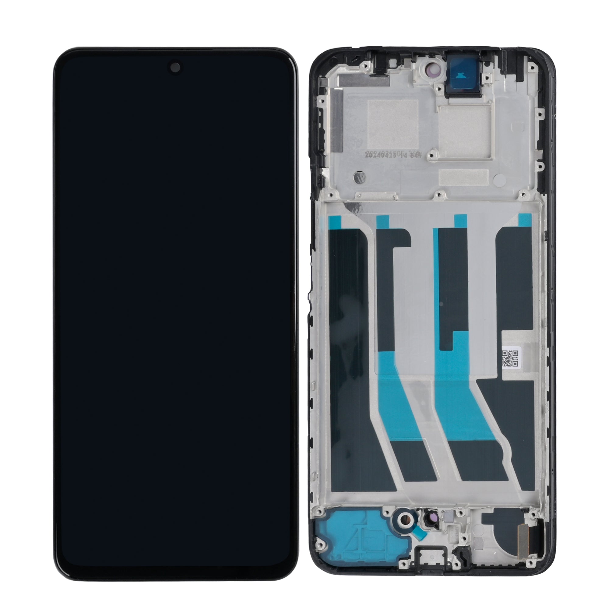 Realme 12 Plus Display And Digitizer With Frame Black OEM