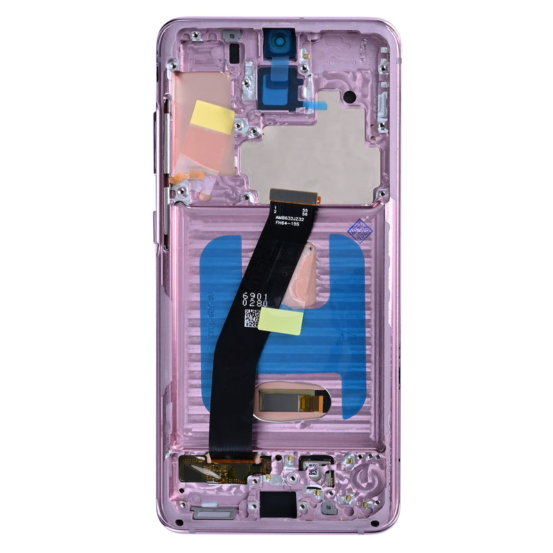 Samsung Galaxy S20 4G G980F Display And Digitizer With Frame Pink Soft-OLED 