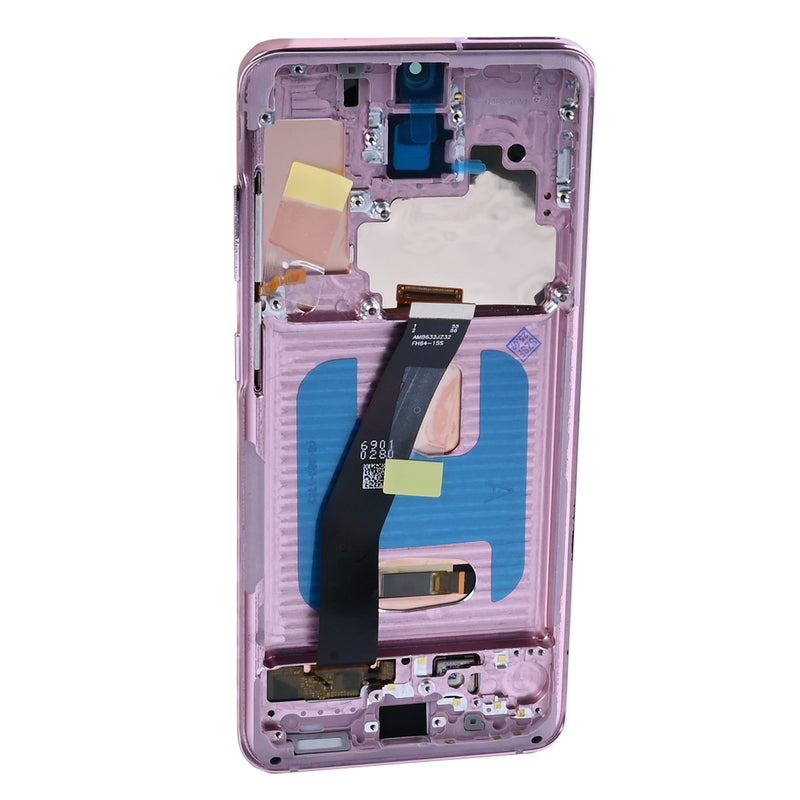 Samsung Galaxy S20 4G G980F Display And Digitizer With Frame Pink Soft-OLED 