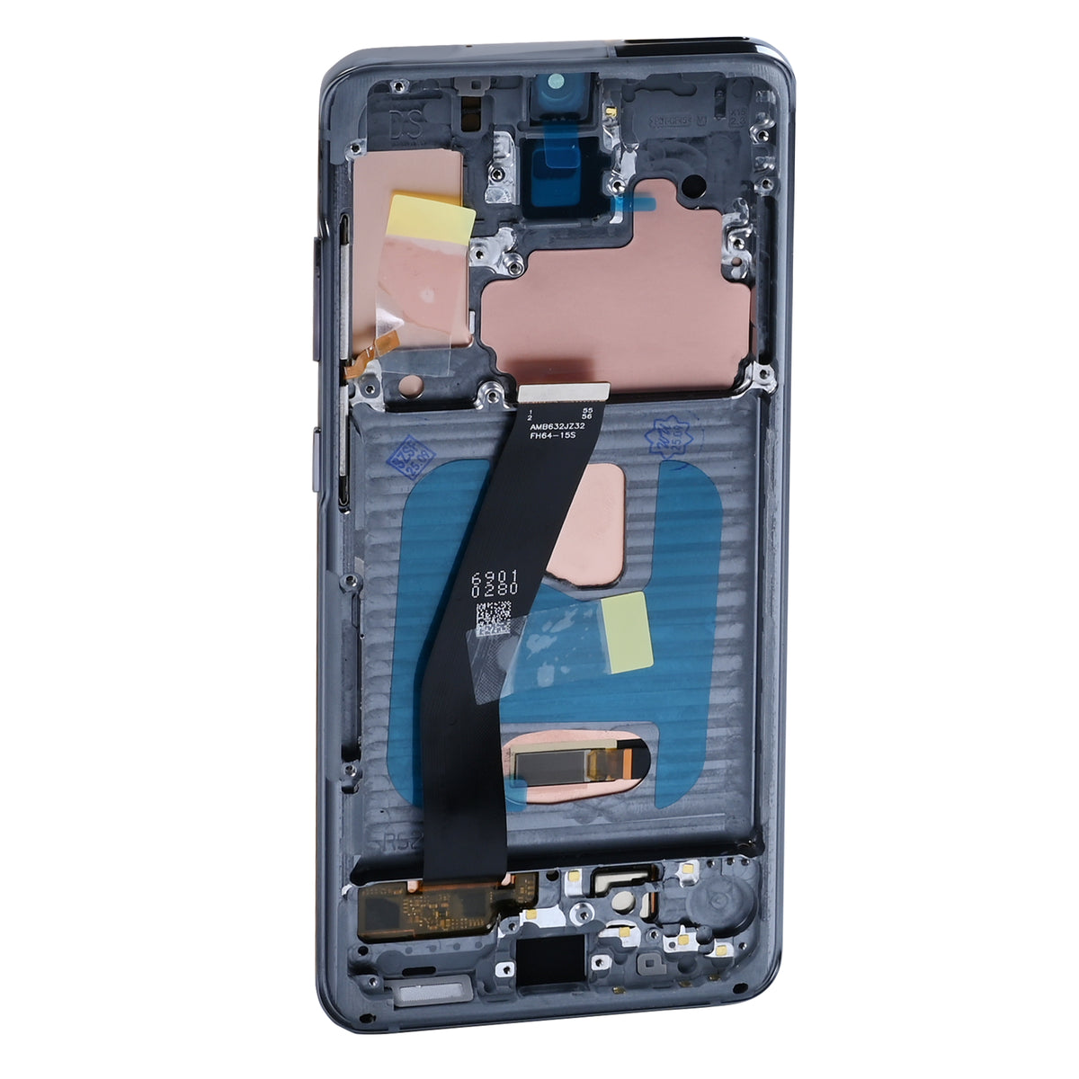 Samsung Galaxy S20 5G G981F Display And Digitizer With Frame Cosmic Grey Soft-OLED