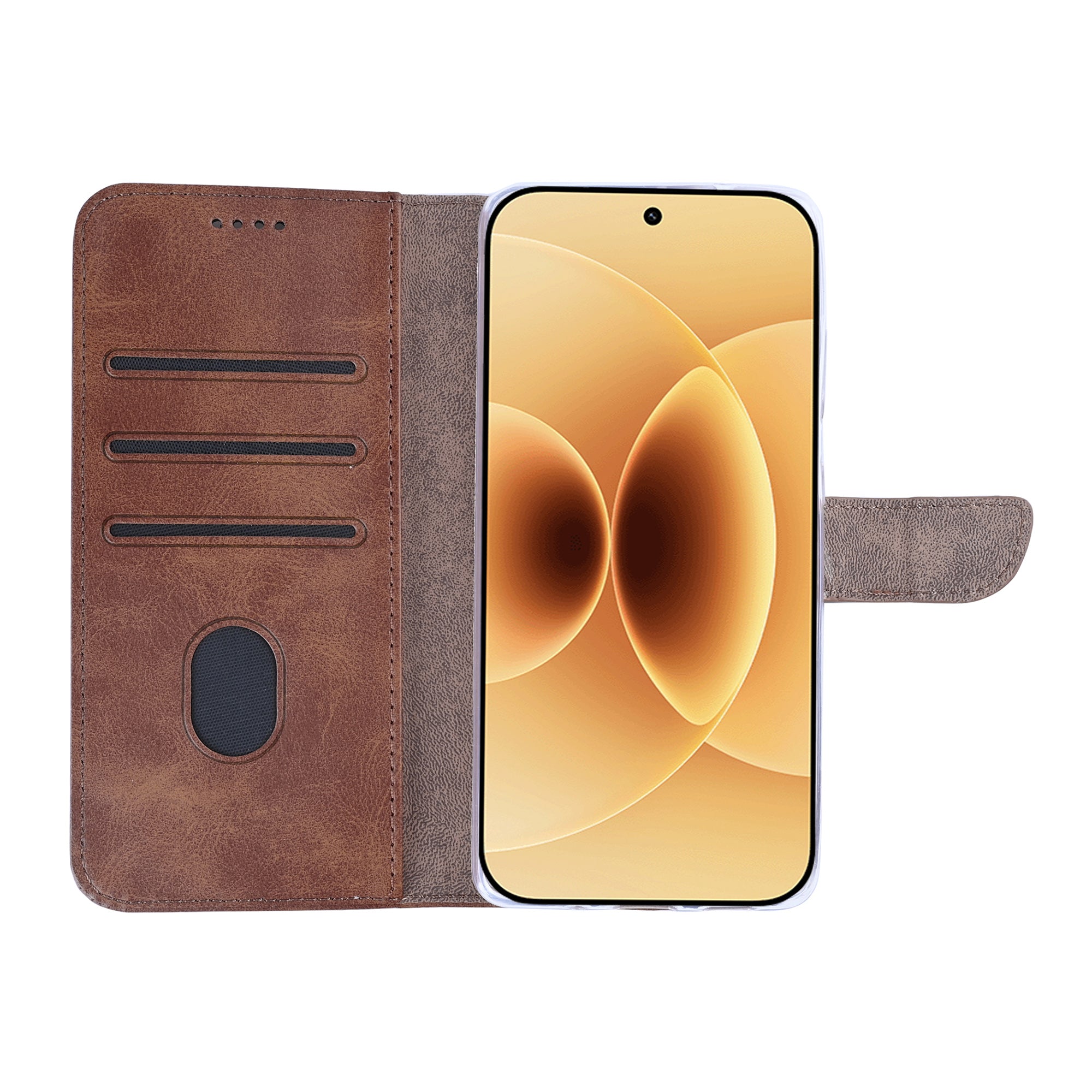 Rixus Bookcase For Xiaomi 17 Brown