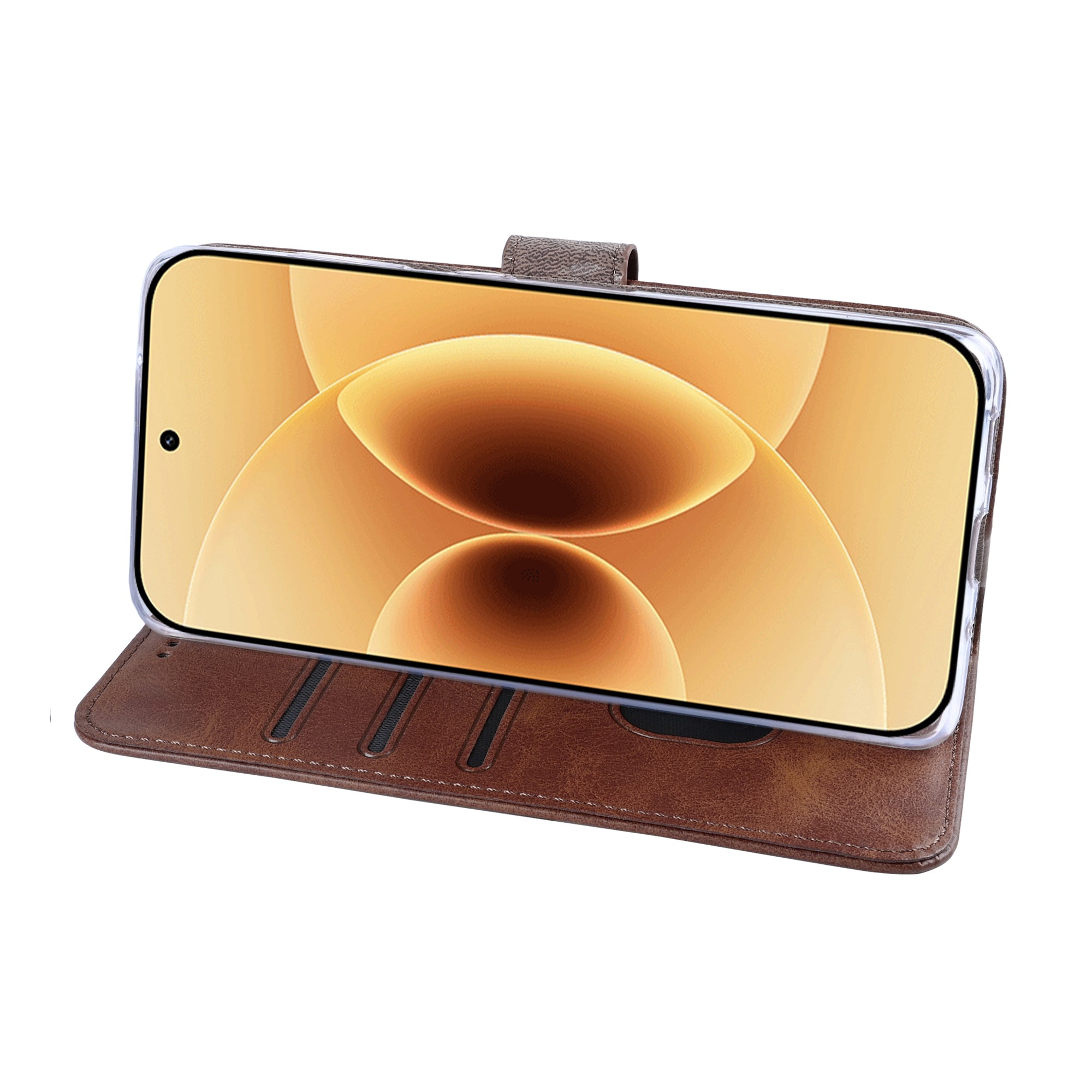 Rixus Bookcase For Xiaomi 17 Brown