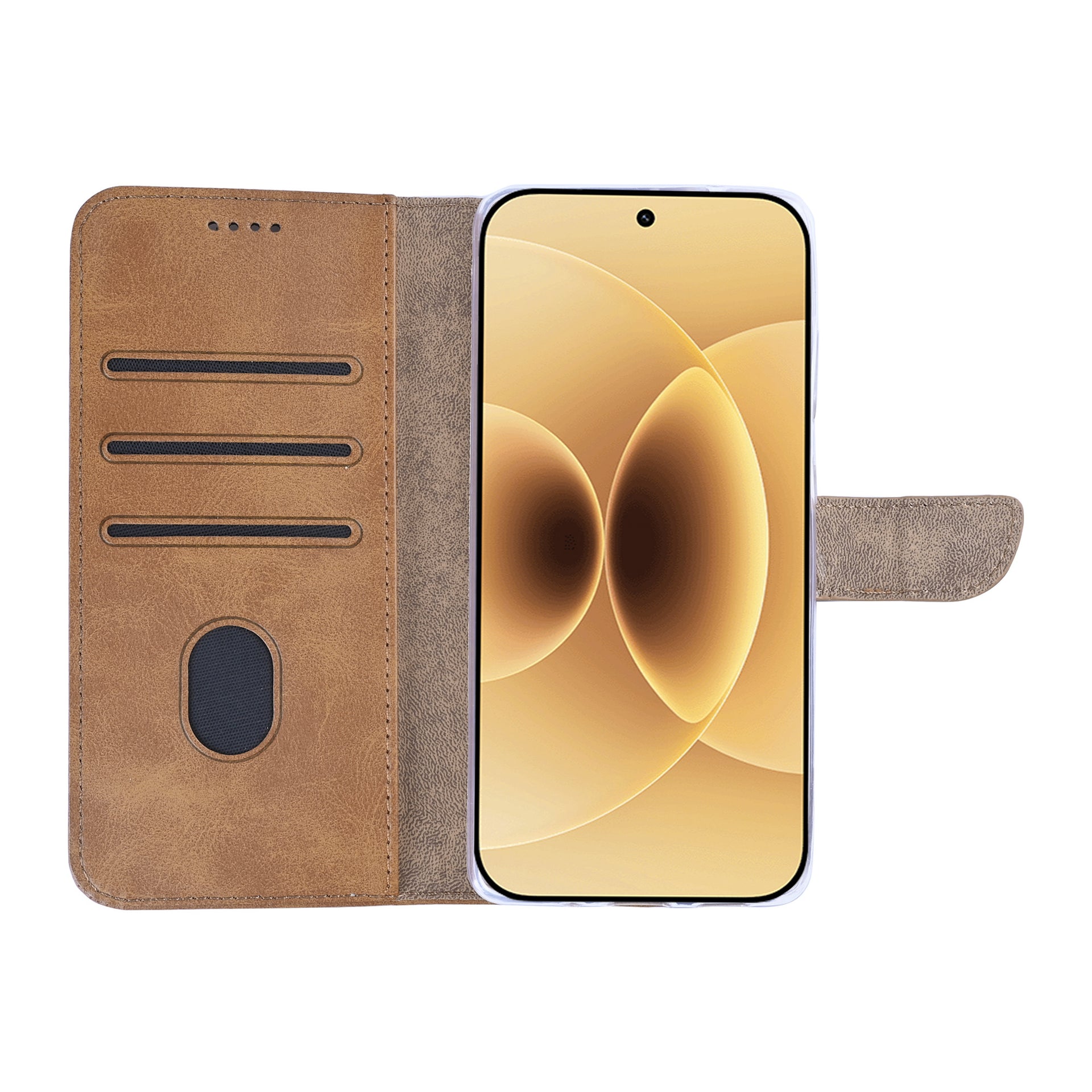 Rixus Bookcase For Xiaomi 17 Light Brown