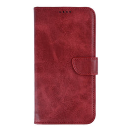 Rixus Bookcase For Xiaomi 17 Dark Red