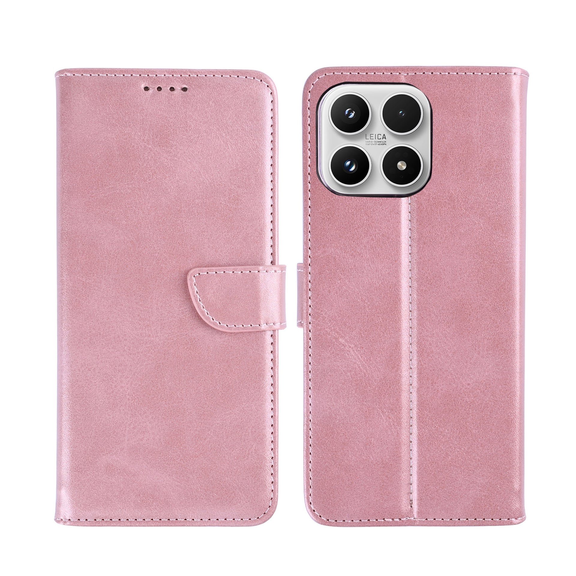 Rixus Bookcase For Xiaomi 17 Pink