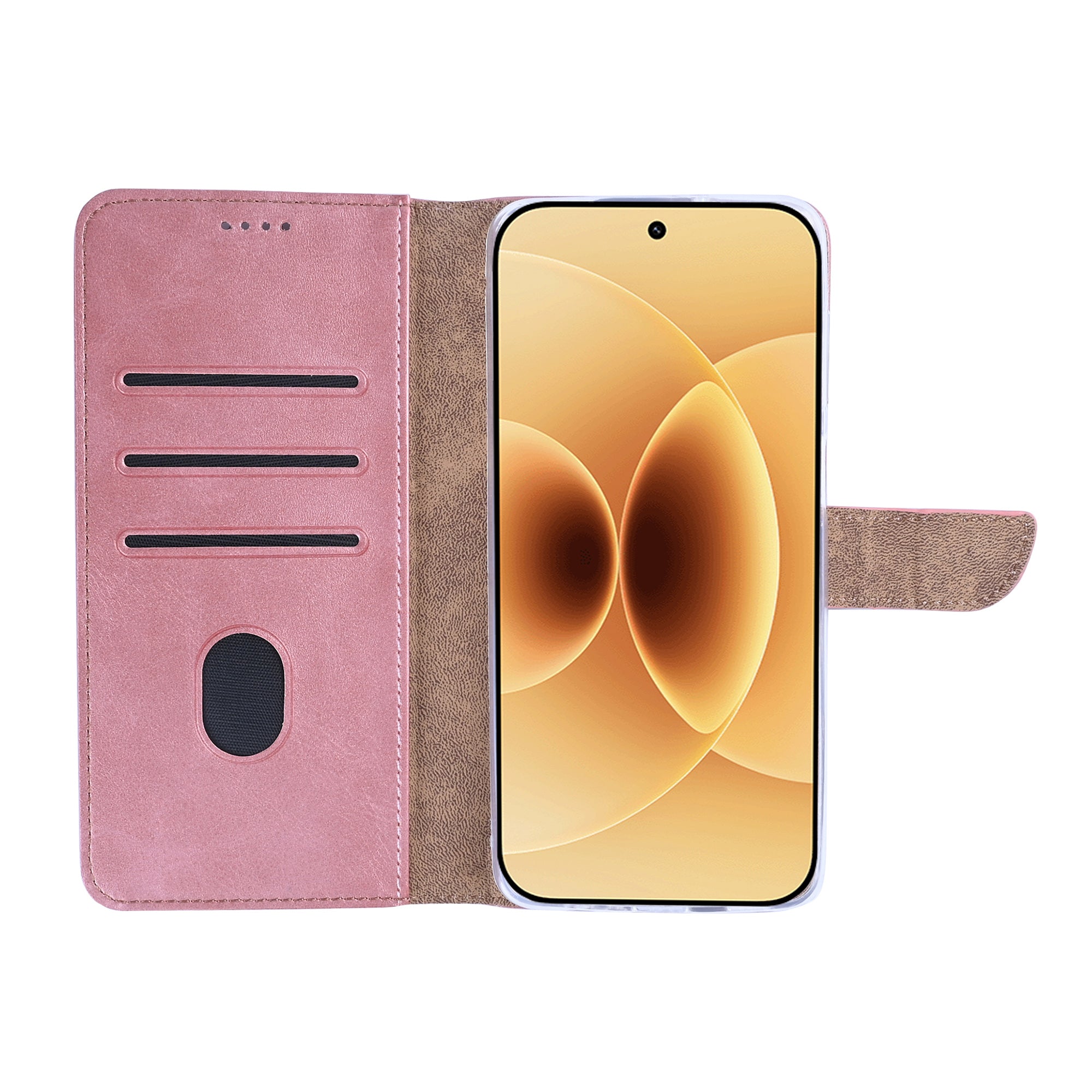 Rixus Bookcase For Xiaomi 17 Pink