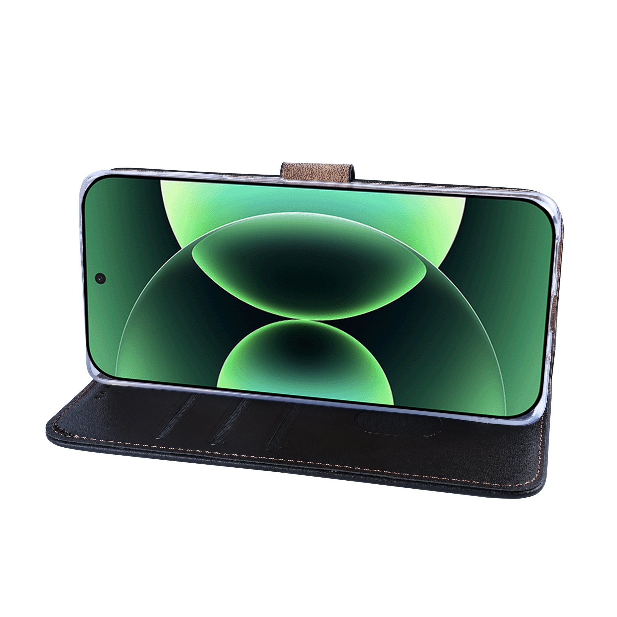 Rixus Bookcase For Xiaomi 17 Pro Black