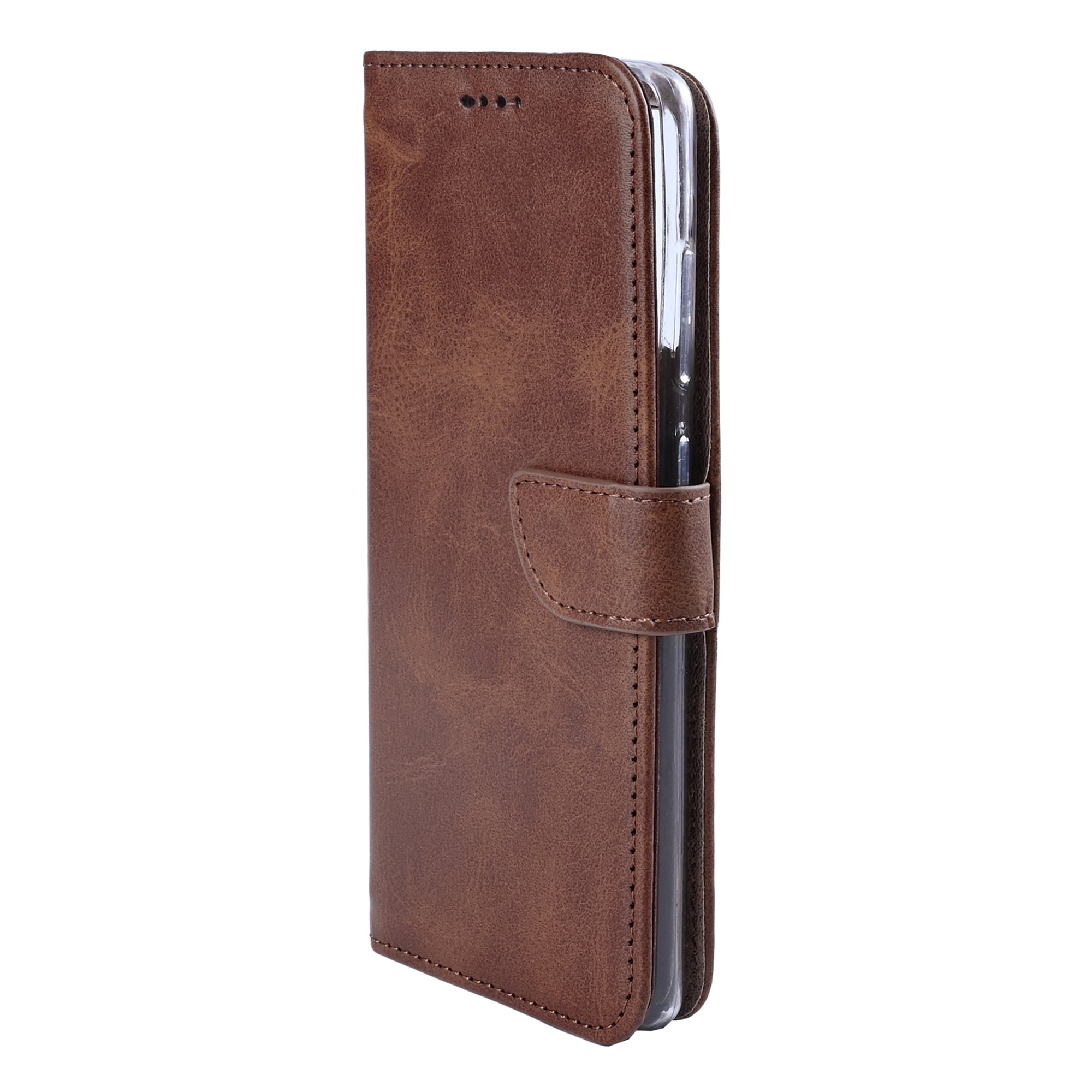 Rixus Bookcase For Xiaomi 17 Pro Brown