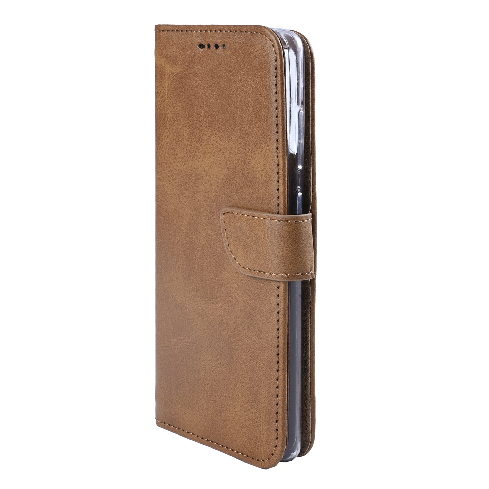 Rixus Bookcase For Xiaomi 17 Pro Light Brown