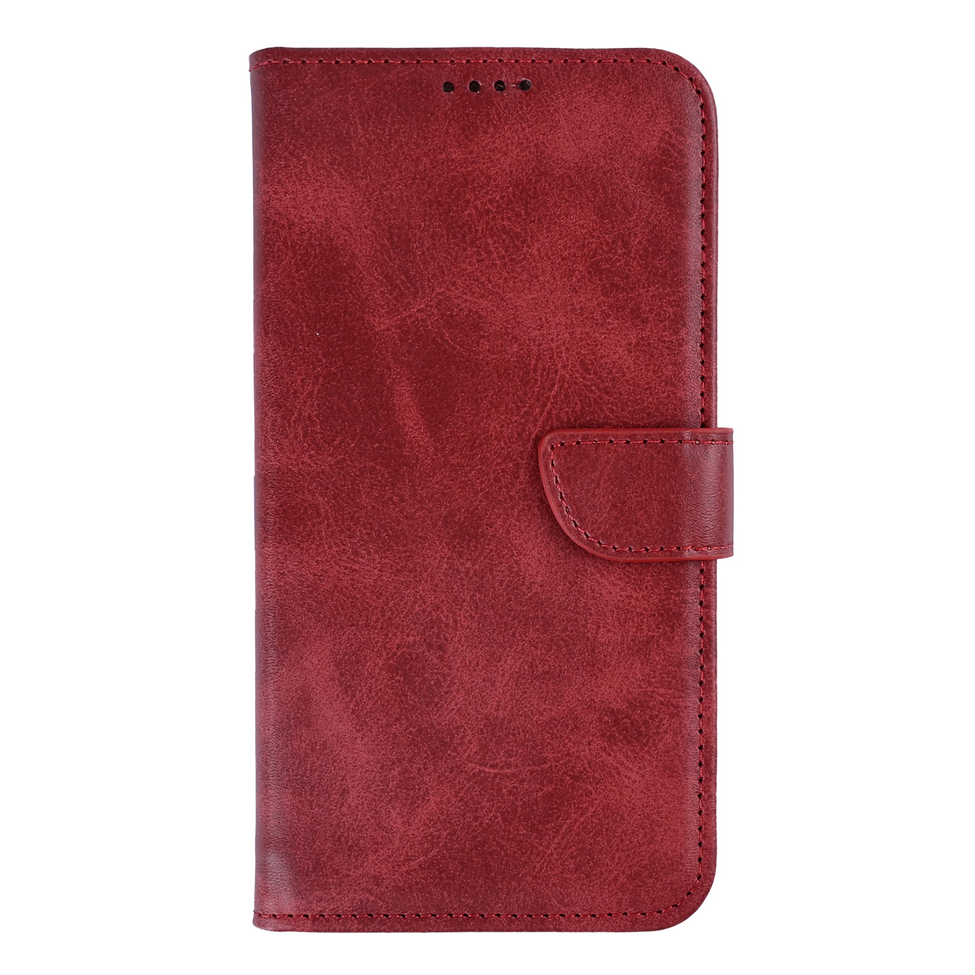 Rixus Bookcase For Xiaomi 17 Pro Dark Red