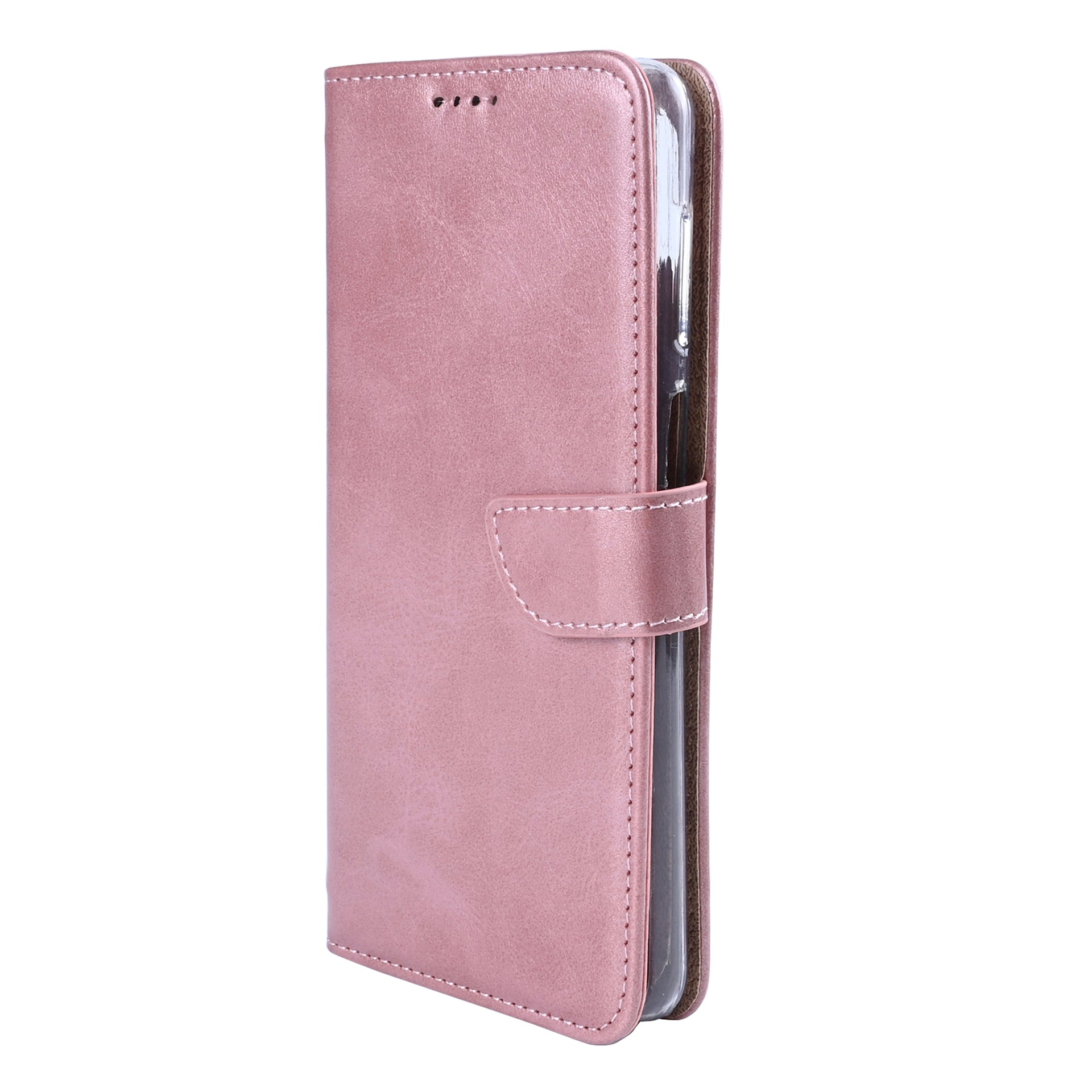 Rixus Bookcase For Xiaomi 17 Pro Pink