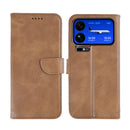 Rixus Bookcase For Xiaomi 17 Pro Max Light Brown