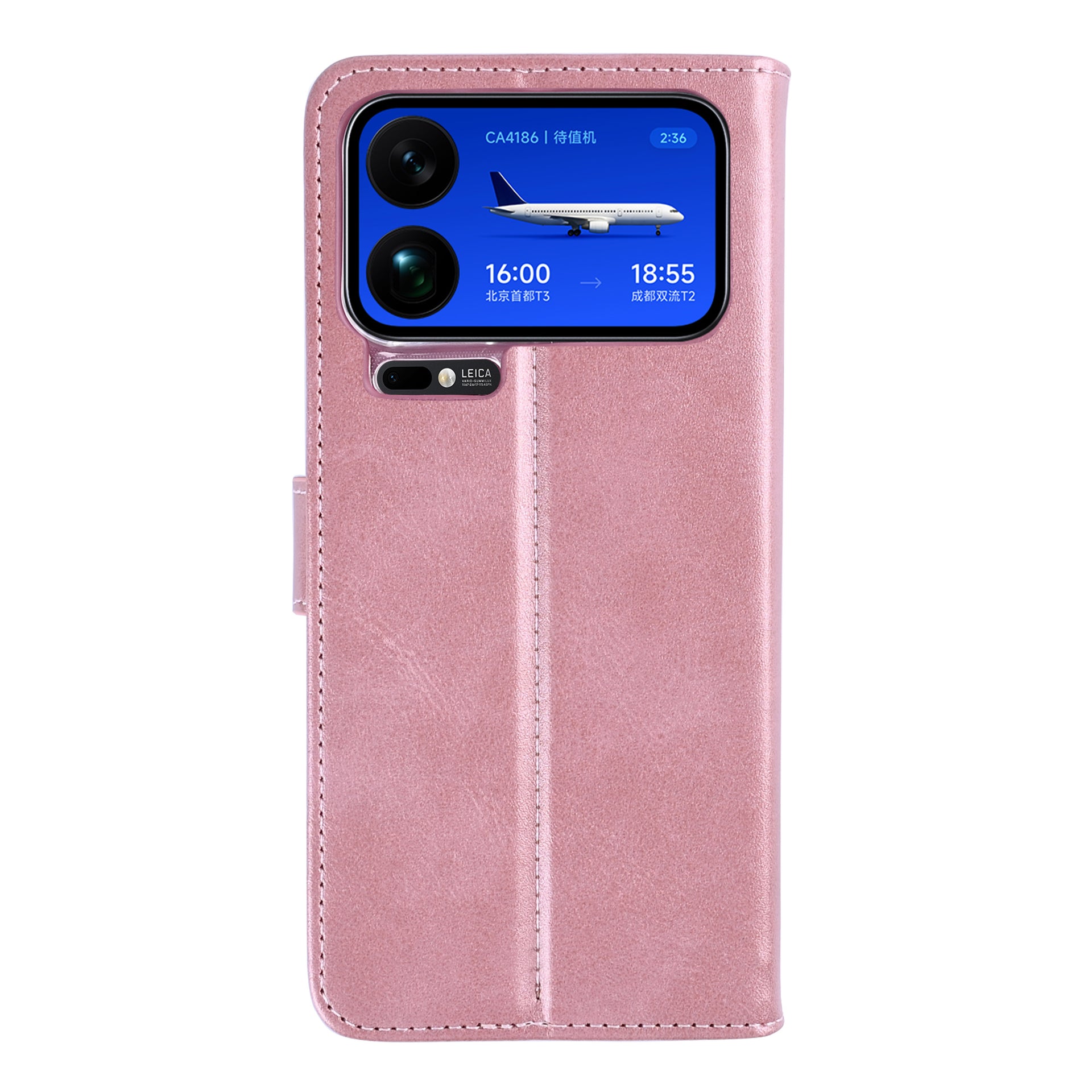Rixus Bookcase For Xiaomi 17 Pro Max Pink