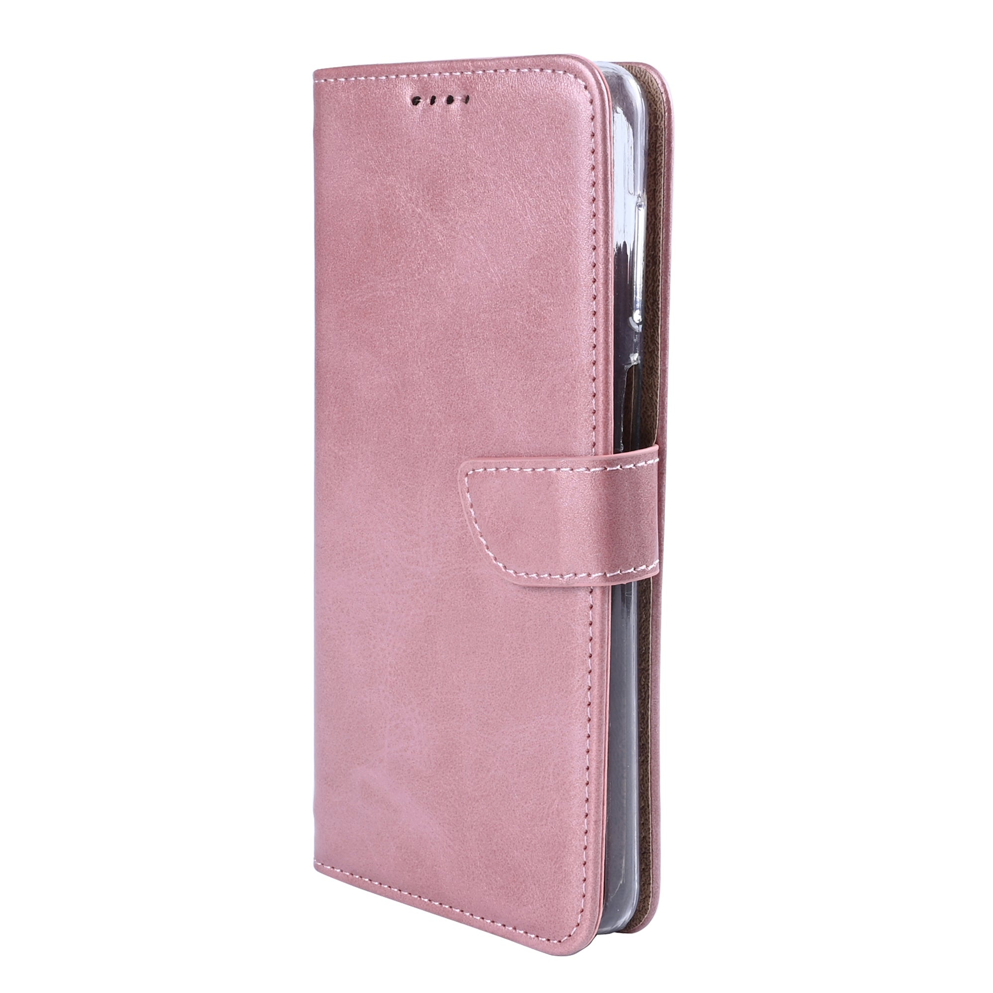 Rixus Bookcase For Xiaomi 17 Pro Max Pink