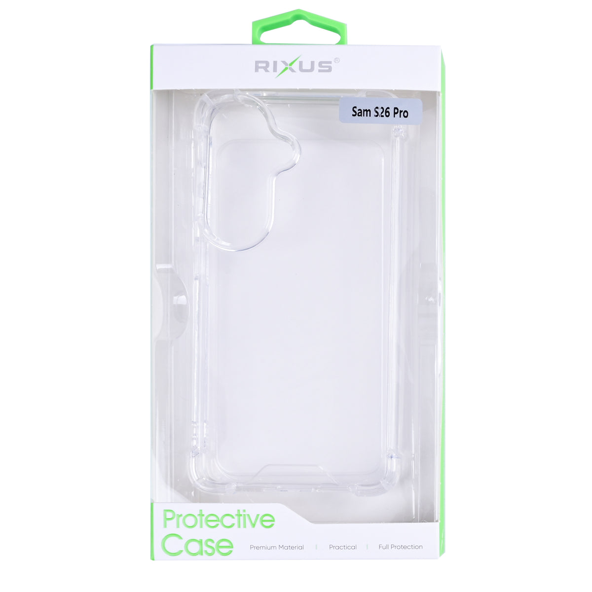 Rixus Anti-Burst Case For Samsung Galaxy S26 Transparent