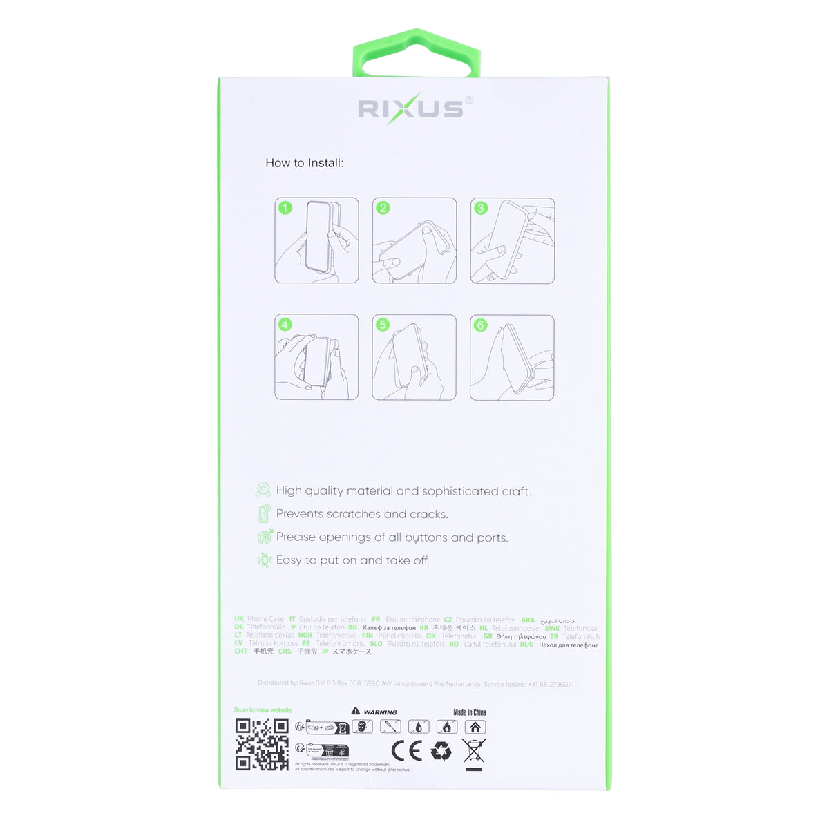 Rixus Anti-Burst Case With MagSafe Compatible For Samsung Galaxy S26 Transparent