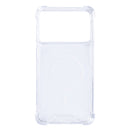 Rixus Anti-Burst Case With MagSafe For Samsung Galaxy S26 Edge Transparent