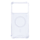 Rixus Anti-Burst Case With MagSafe For Samsung Galaxy S26 Edge Transparent