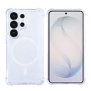 Rixus Anti-Burst Case With MagSafe Compatible For Samsung Galaxy S26 Ultra Transparent