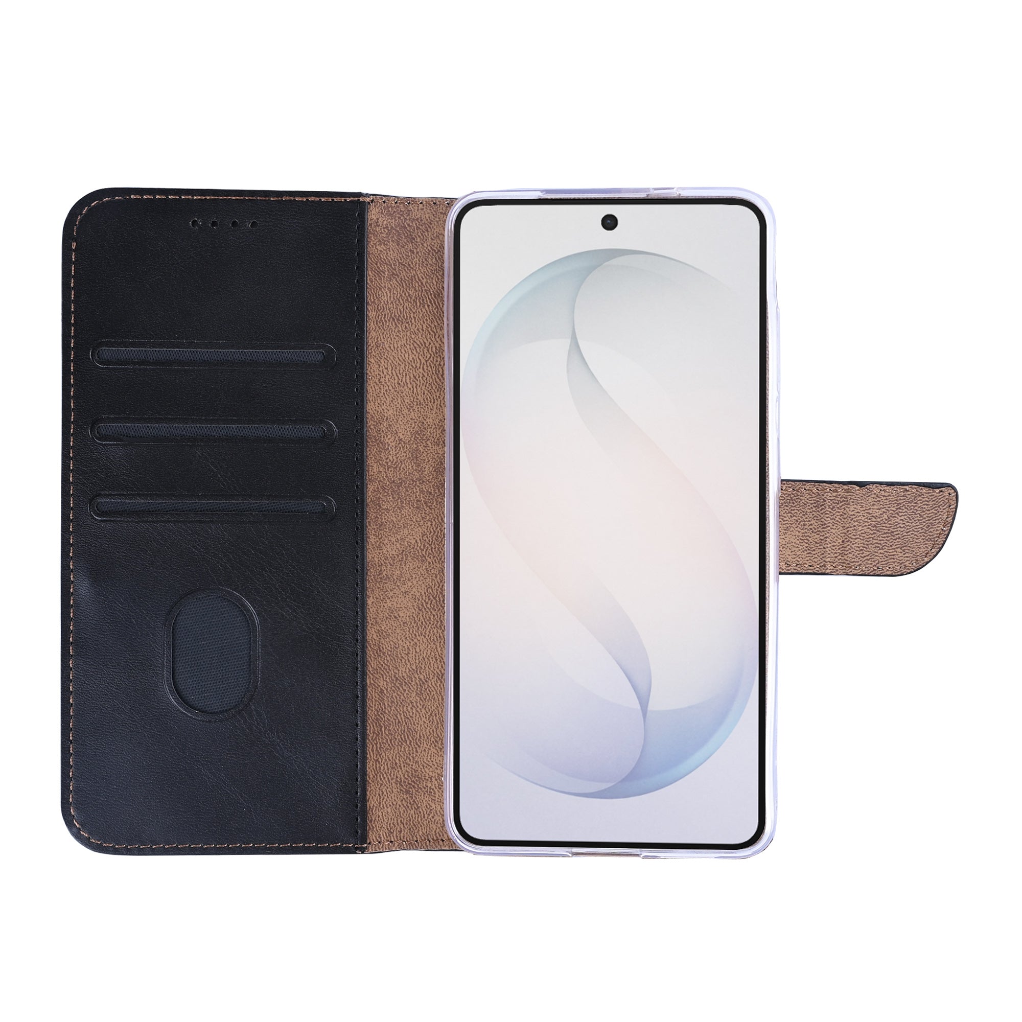 Rixus Bookcase For Samsung Galaxy S26 Black