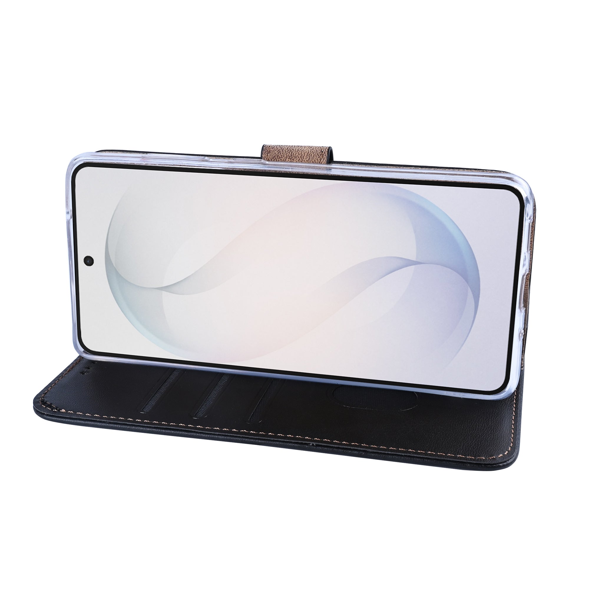 Rixus Bookcase For Samsung Galaxy S26 Black