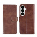 Rixus Bookcase For Samsung Galaxy S26 Brown