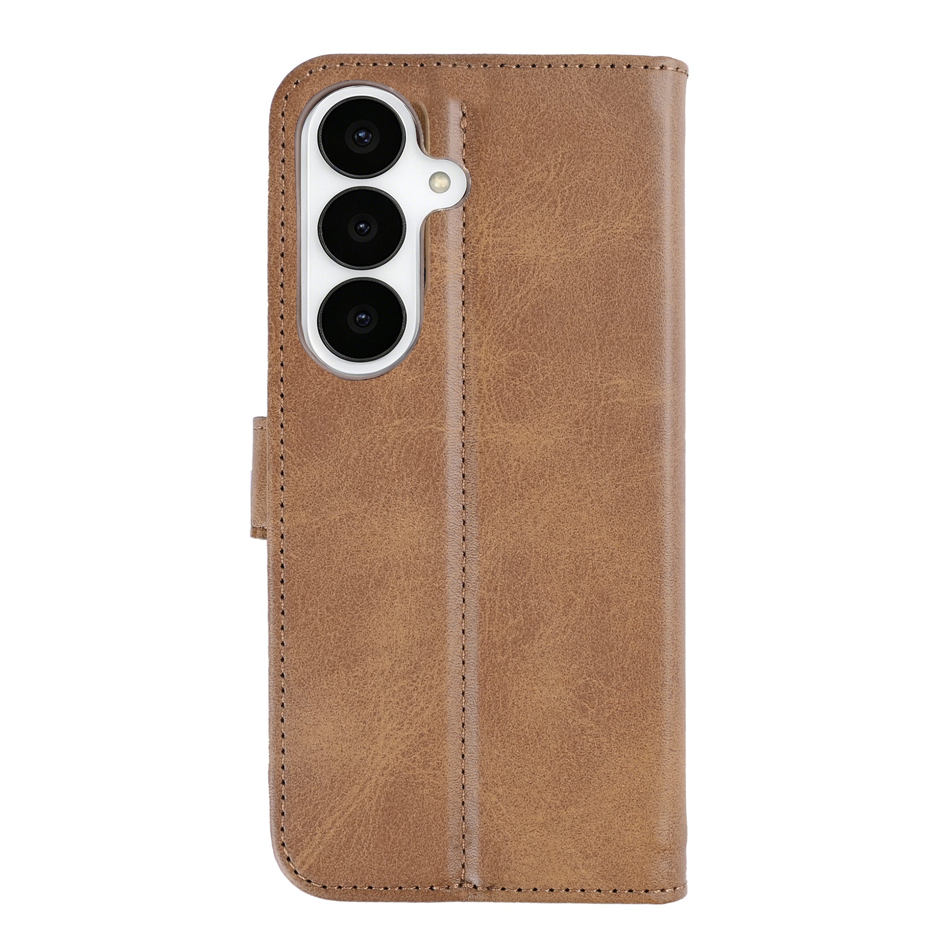 Rixus Bookcase For Samsung Galaxy S26 Light Brown