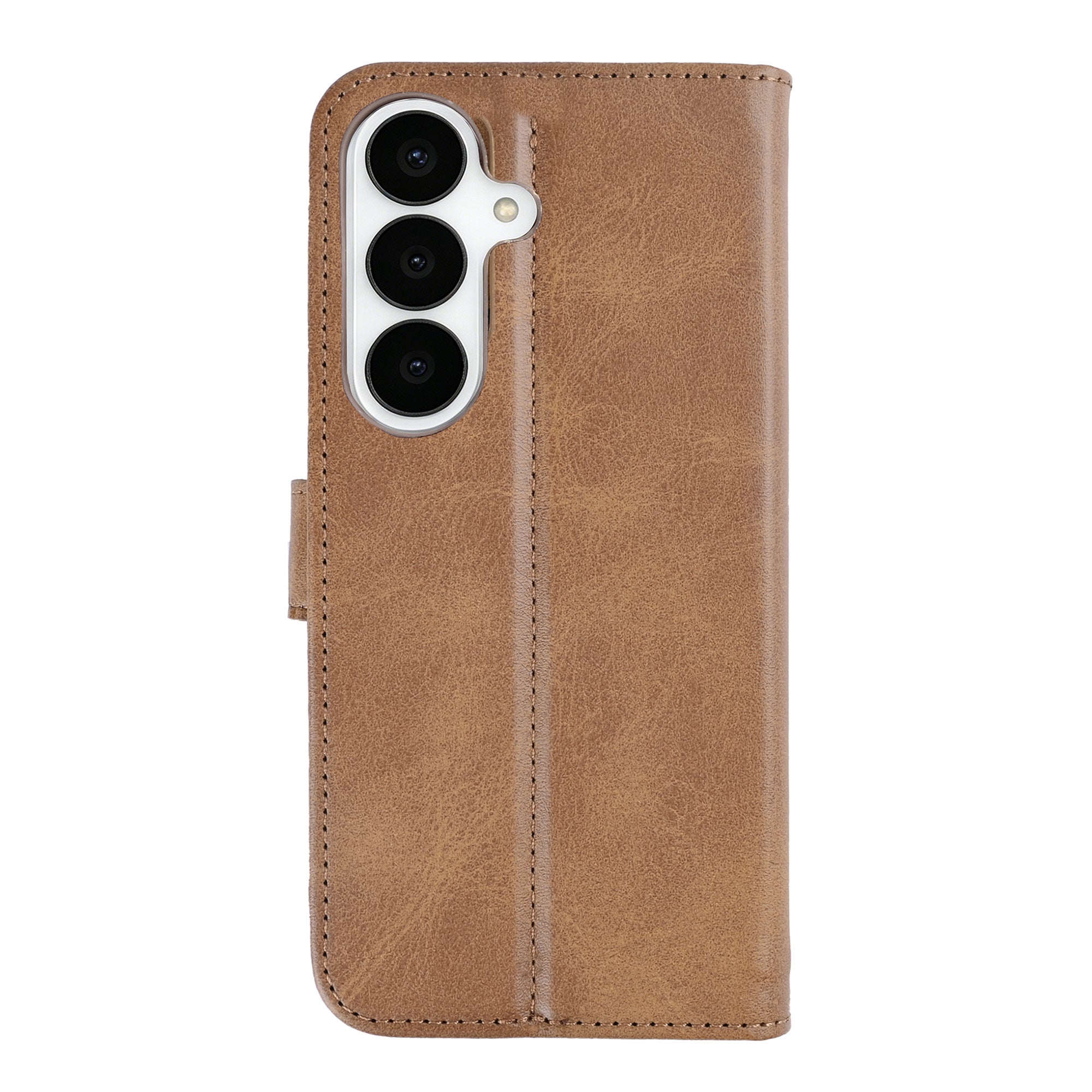 Rixus Bookcase For Samsung Galaxy S26 Light Brown