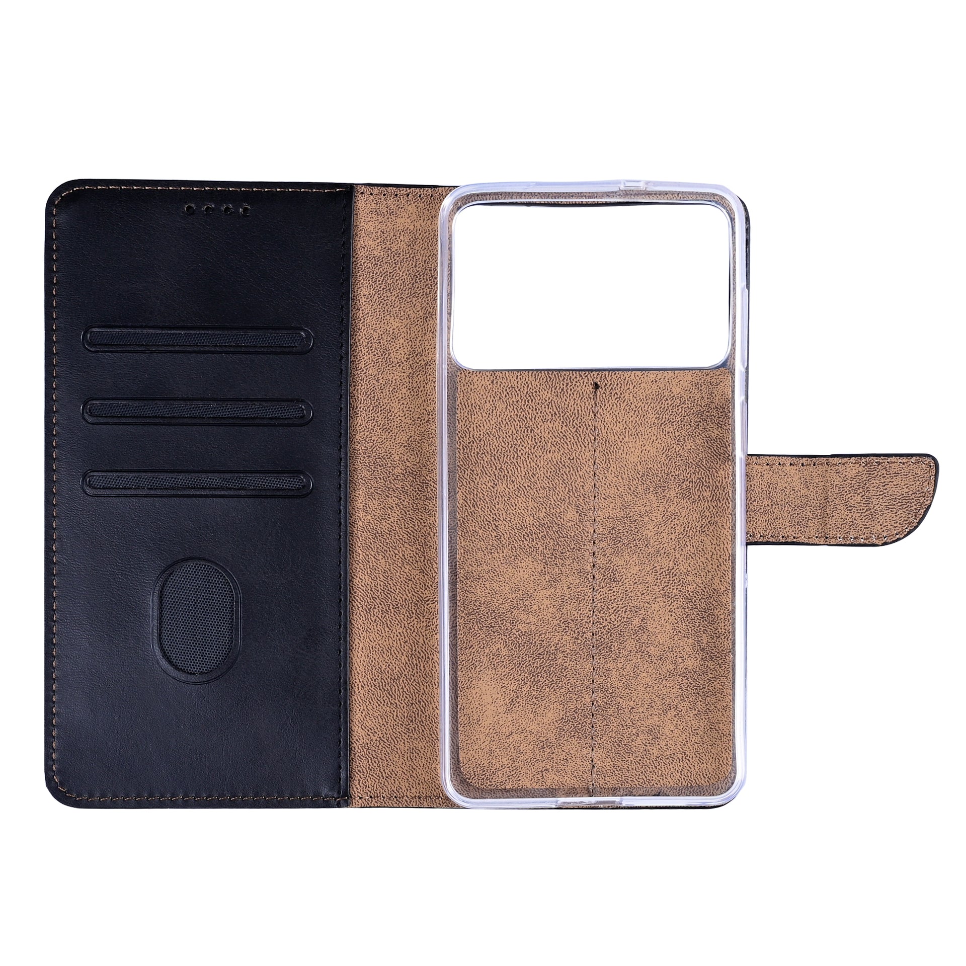 Rixus Bookcase For Samsung Galaxy S26 Ultra Black