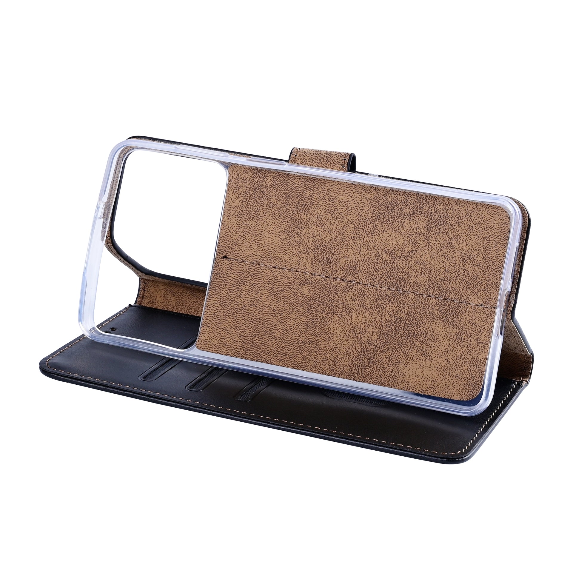 Rixus Bookcase For Samsung Galaxy S26 Ultra Black