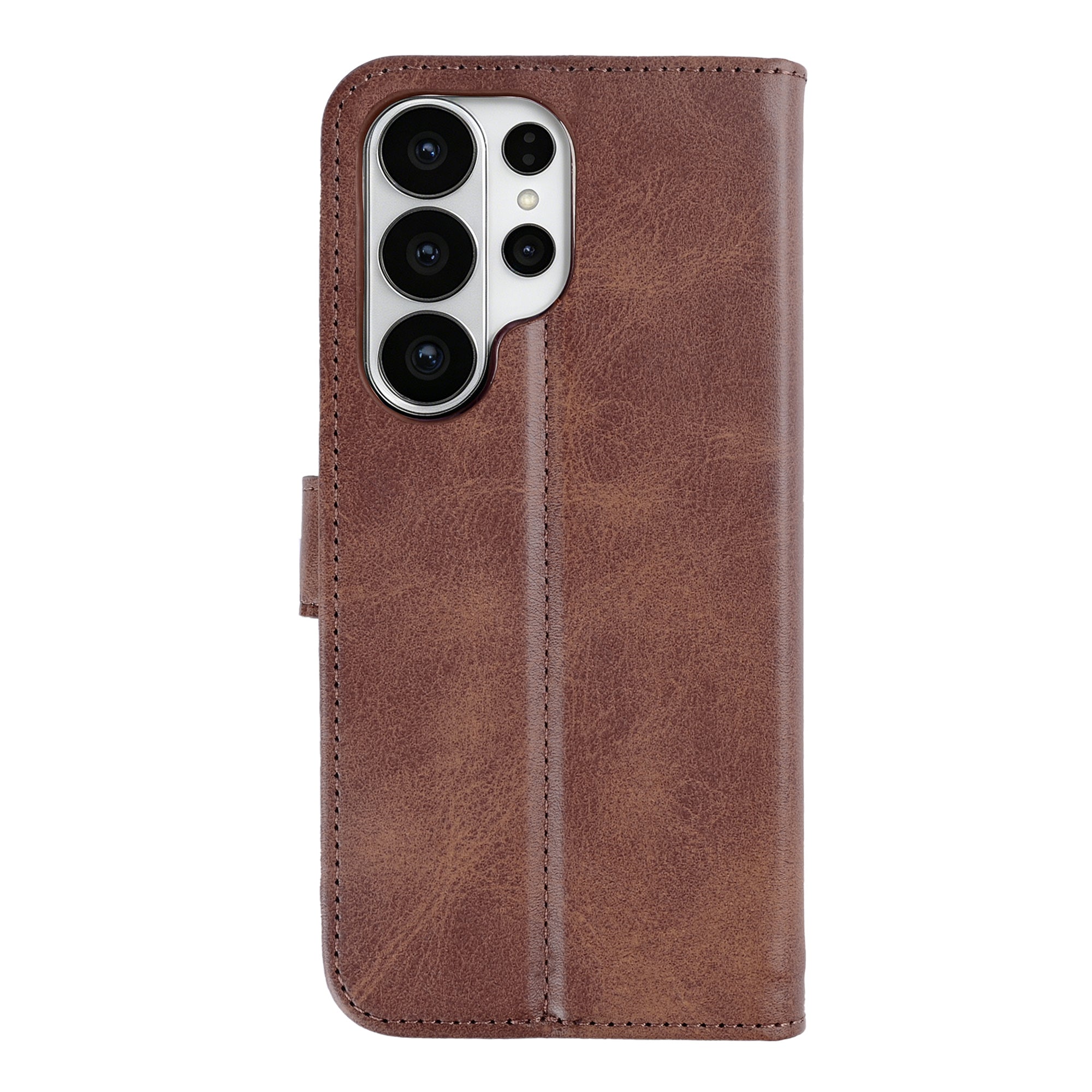 Rixus Bookcase For Samsung Galaxy S26 Ultra Brown