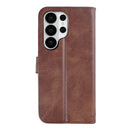 Rixus Bookcase For Samsung Galaxy S26 Ultra Brown