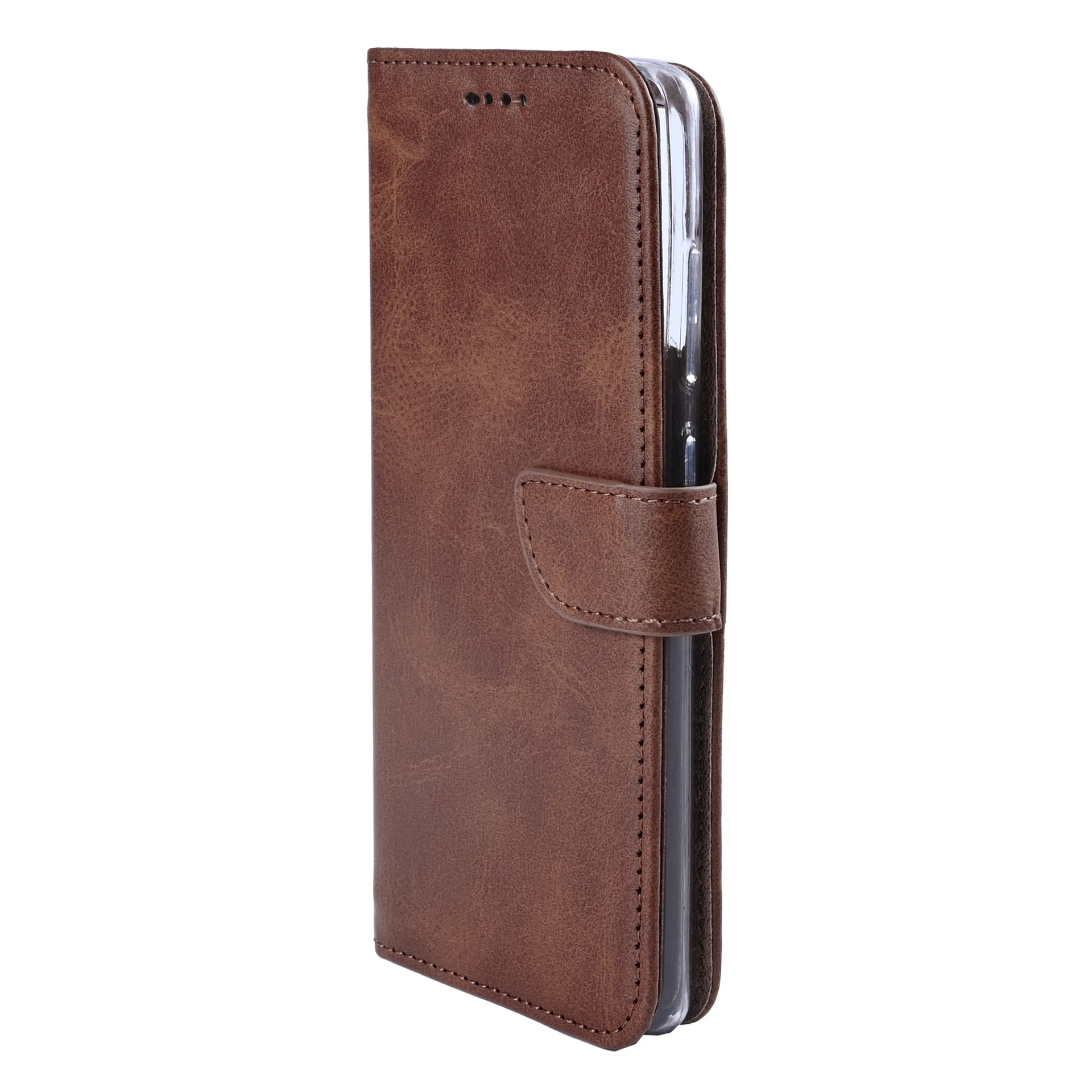 Rixus Bookcase For Samsung Galaxy S26 Ultra Brown
