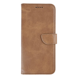 Rixus Bookcase For Samsung Galaxy S26 Ultra Light Brown