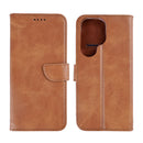 Rixus Bookcase For Samsung Galaxy S26 Ultra Light Brown