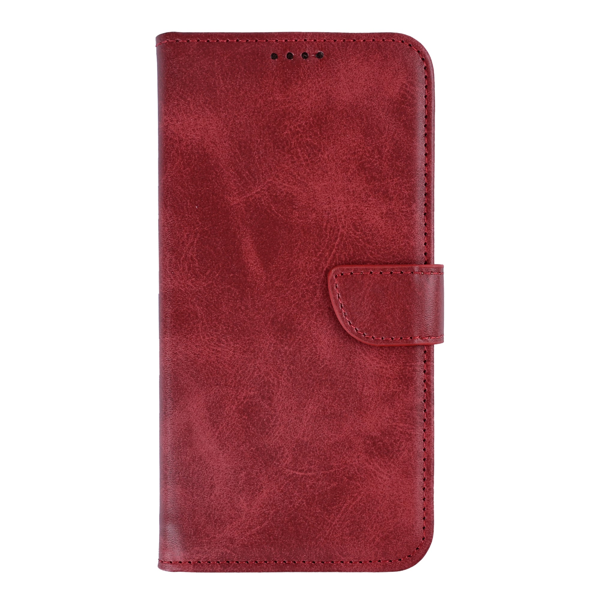 Rixus Bookcase For Samsung Galaxy S26 Ultra Dark Red