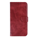 Rixus Bookcase For Samsung Galaxy S26 Ultra Dark Red