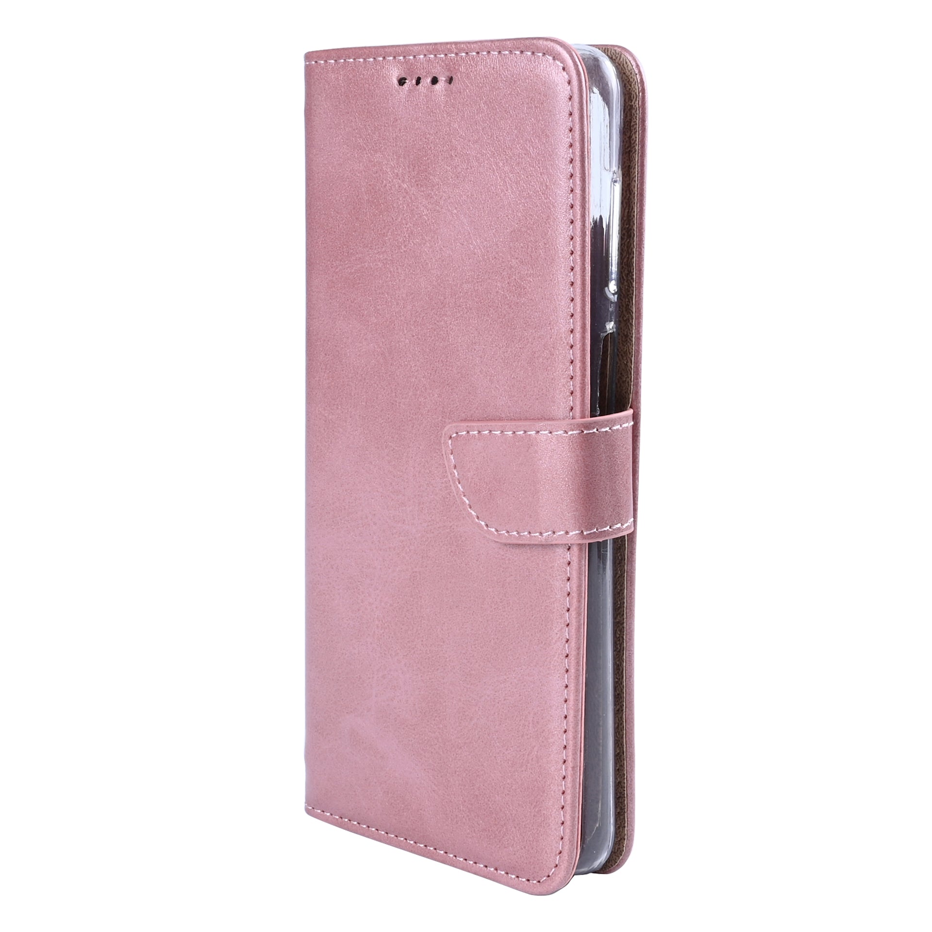 Rixus Bookcase For Samsung Galaxy S26 Ultra Pink