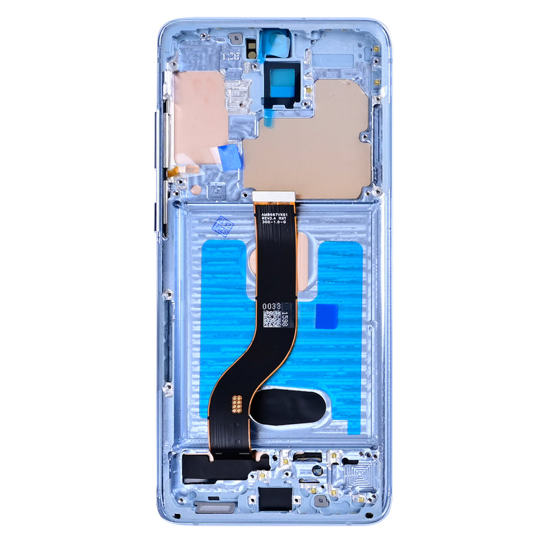 Samsung Galaxy S20 Plus G985F, S20 Plus 5G G986F Display And Digitizer With Frame Cloud Blue Soft-OLED