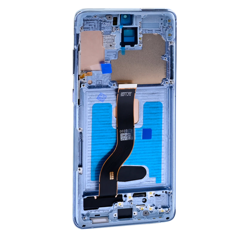 Samsung Galaxy S20 Plus G985F, S20 Plus 5G G986F Display And Digitizer With Frame Cloud Blue Soft-OLED