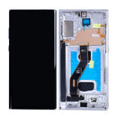 Samsung Galaxy Note 10 Plus N975F Display And Digitizer With Frame Aura White Soft-OLED
