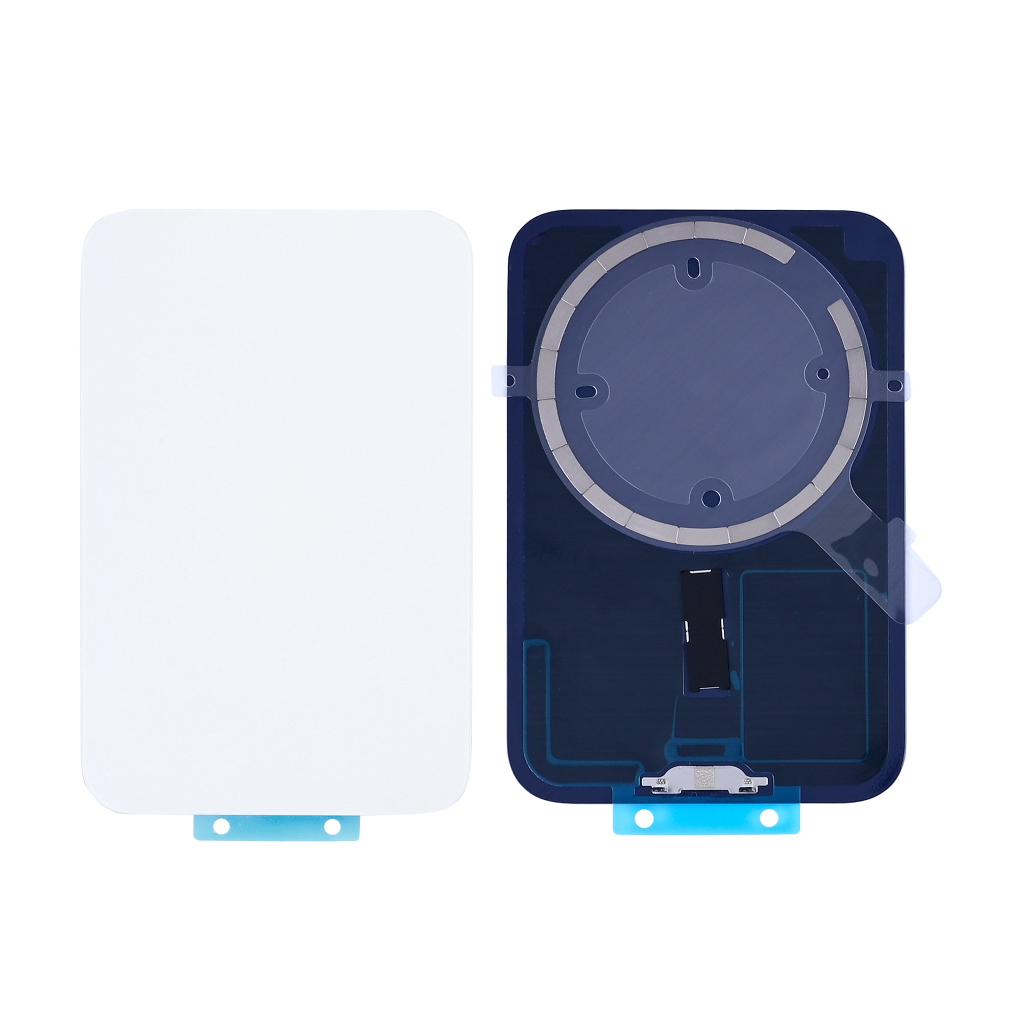 For Apple iPhone 17 Pro Max Back Glass Without NFC Silver Compatible