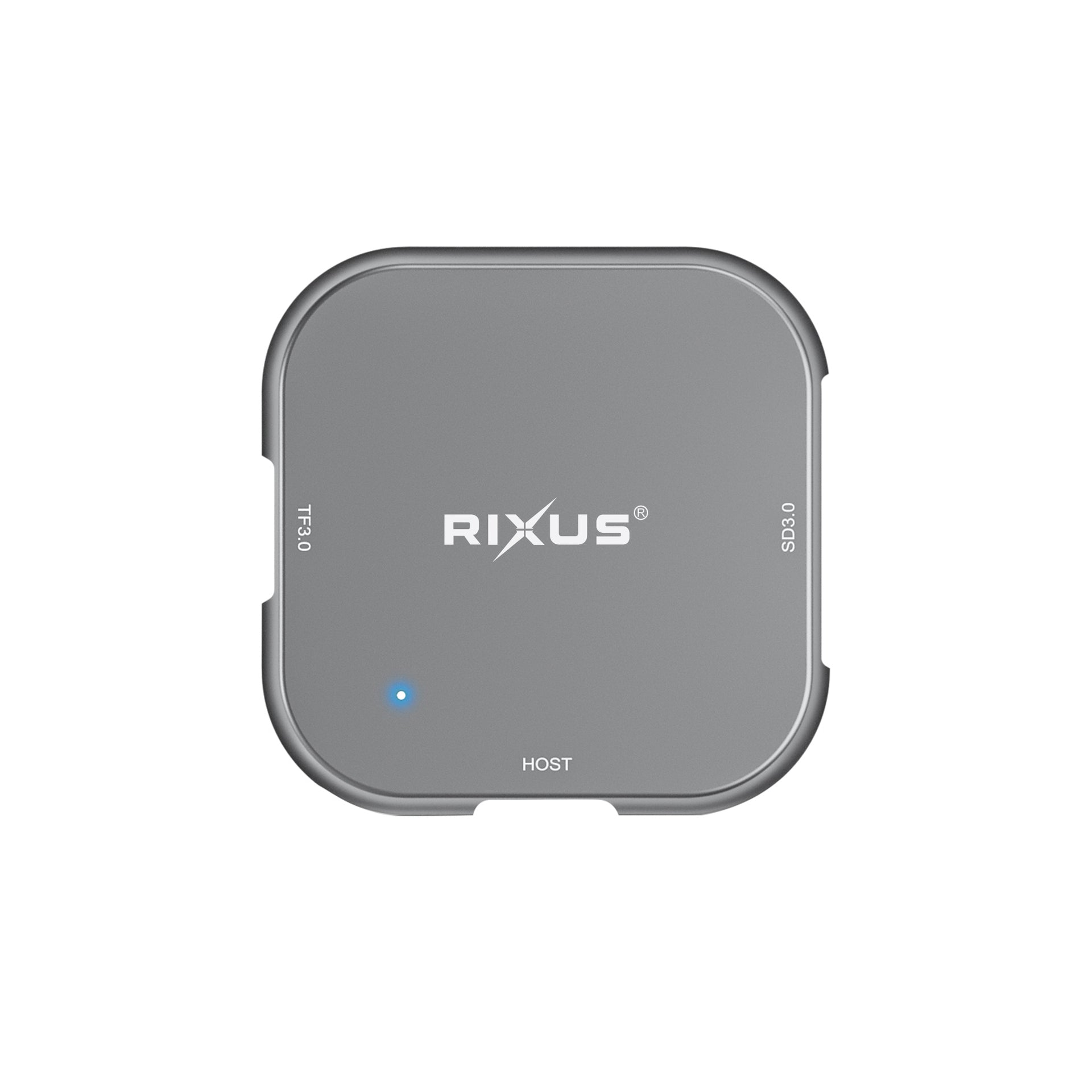 Rixus RXCR23 Magnetic SD Card Reader Gray