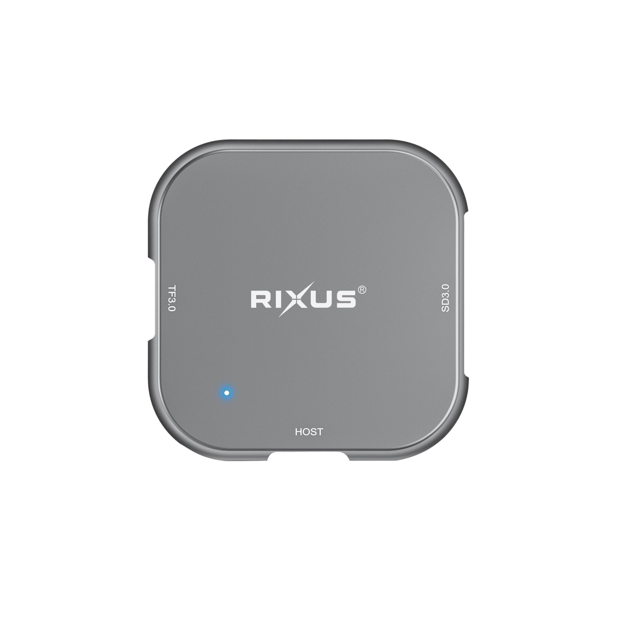Rixus RXCR23 Magnetic SD Card Reader Gray