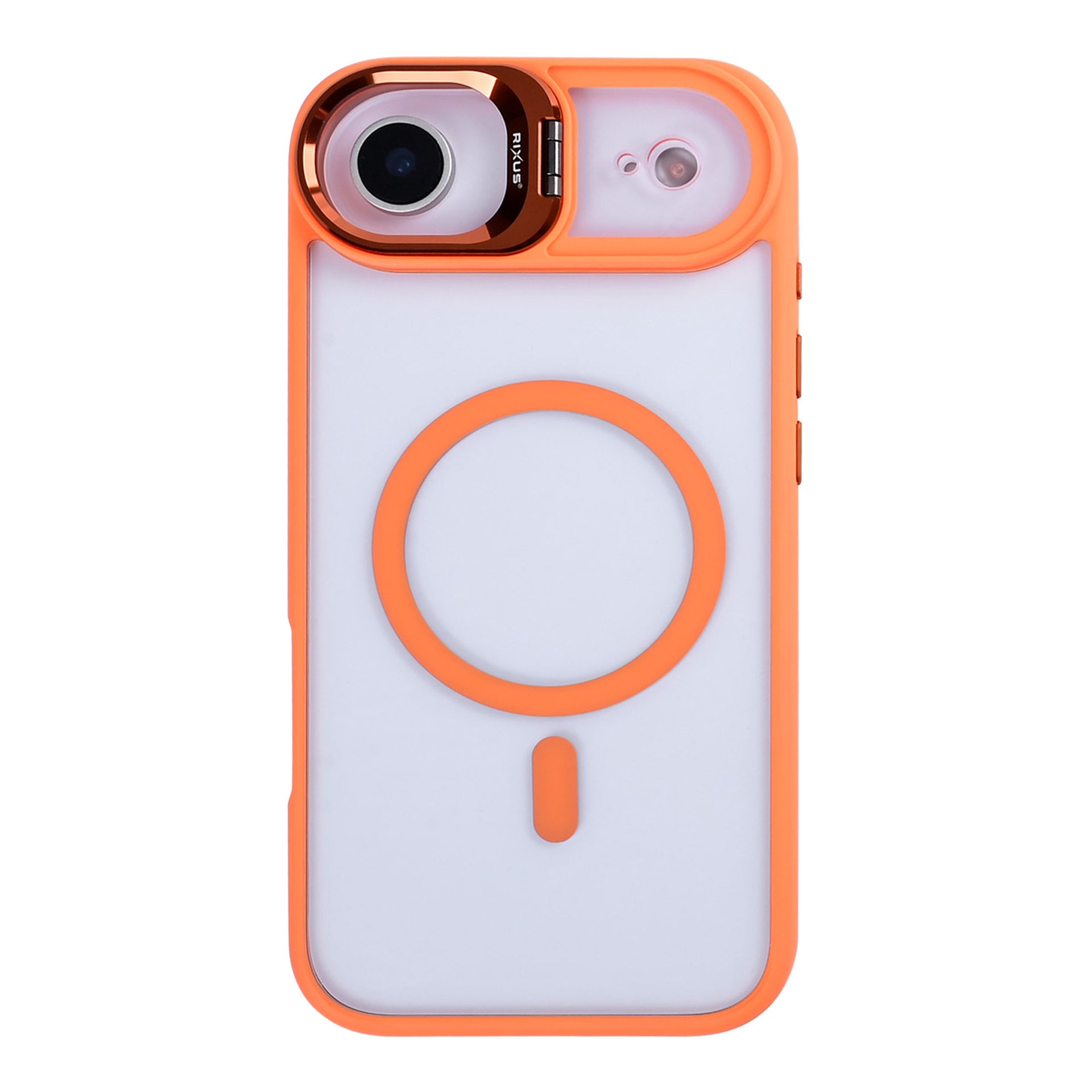Rixus Classic 03 Case With MagSafe Compatible For Apple iPhone 17 Air Orange
