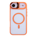 Rixus Classic 03 Case With MagSafe Compatible For Apple iPhone 17 Air Orange