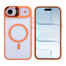 Rixus Classic 03 Case With MagSafe Compatible For Apple iPhone 17 Air Orange